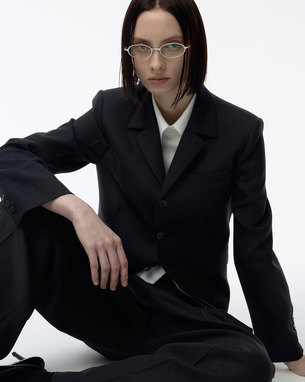 Ader Error - Sig; BK Tag blazer 02 (Grey) product image 10 | TRAB K-Fashion Australia