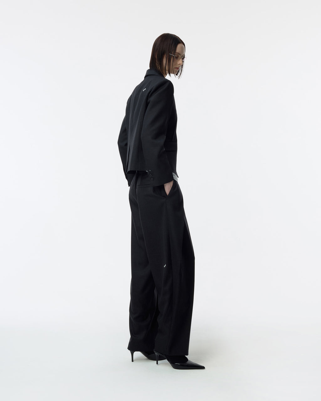 Ader Error - Sig; BK Tag blazer 02 (Grey) product image 2 | TRAB K-Fashion Australia