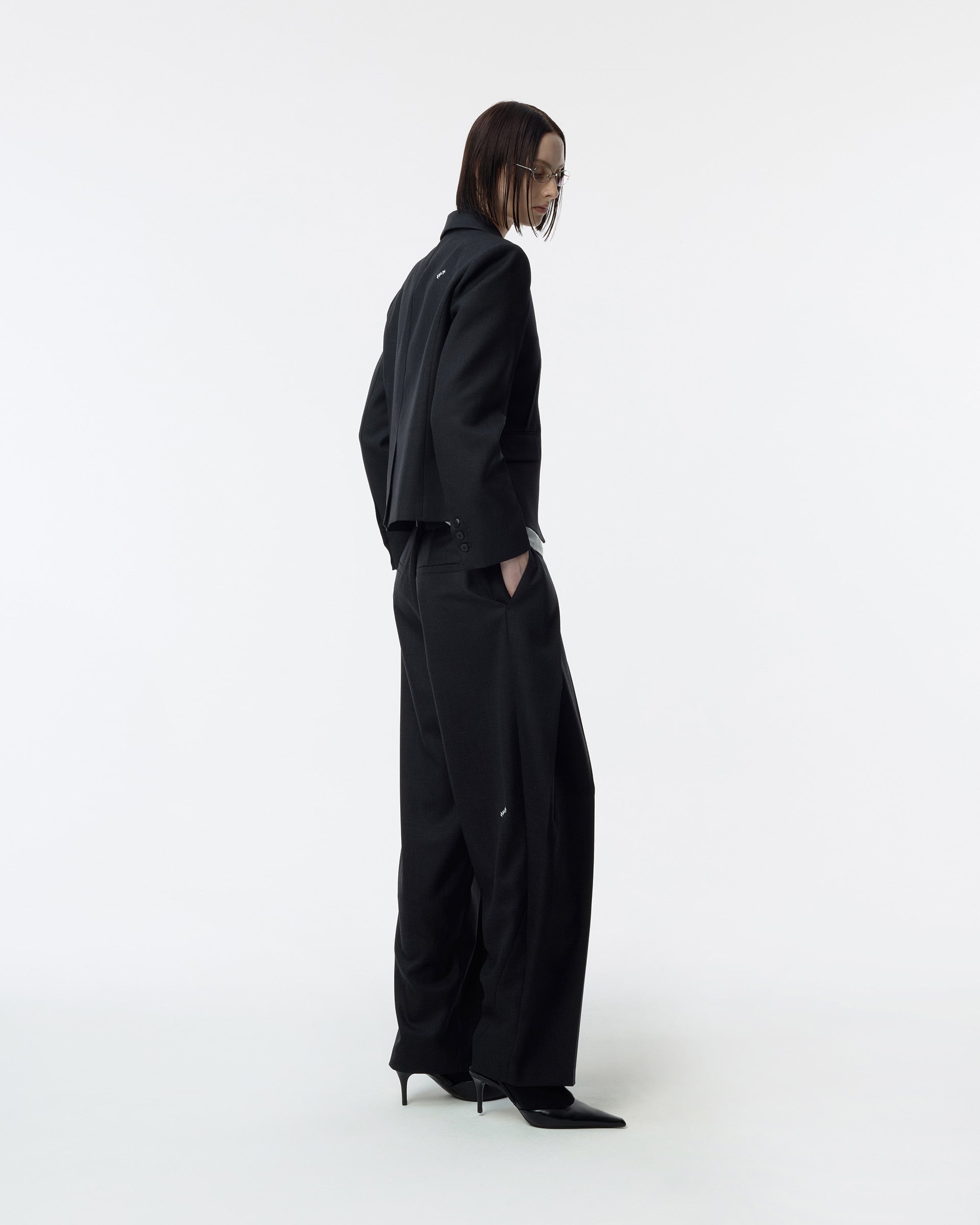 Ader Error - Sig; BK Tag blazer 02 (Grey) product image 10 | TRAB K-Fashion Australia