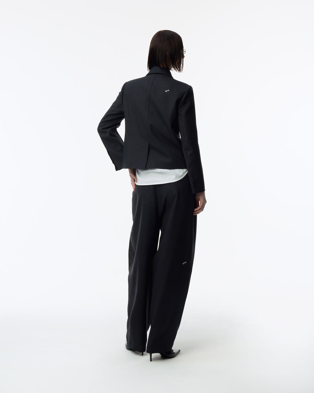 Ader Error - Sig; BK Tag blazer 02 (Grey) product image 3 | TRAB K-Fashion Australia