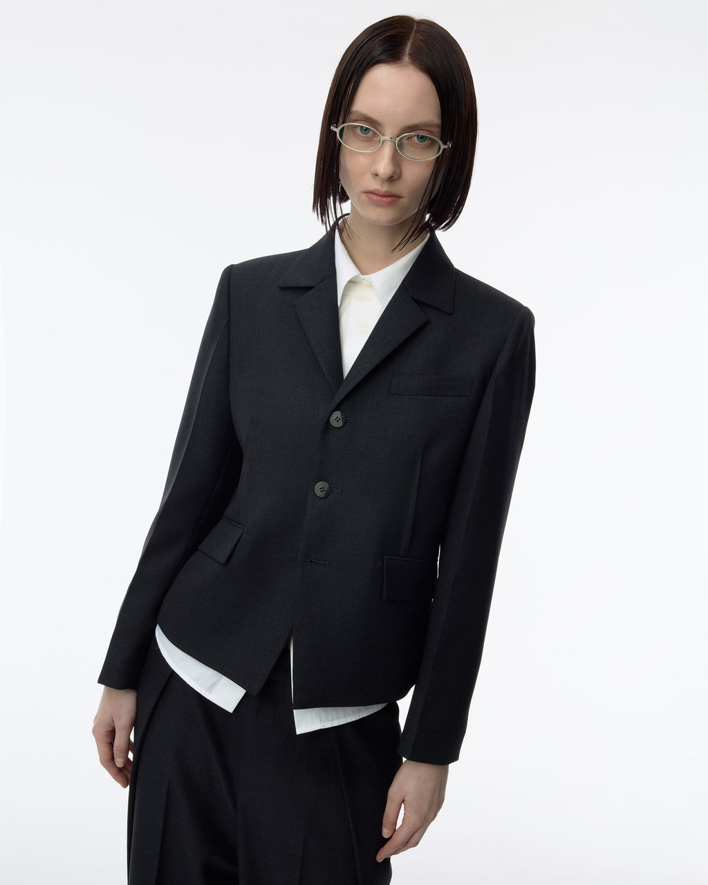Ader Error - Sig; BK Tag blazer 02 (Grey) product image 6 | TRAB K-Fashion Australia