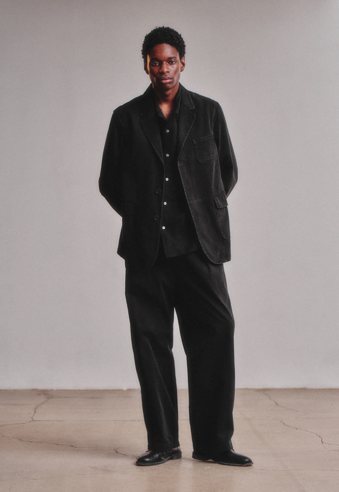 Art if acts - One Tuck Chino Pants (Faded Black) product image 2 | TRAB K-Fashion Australia