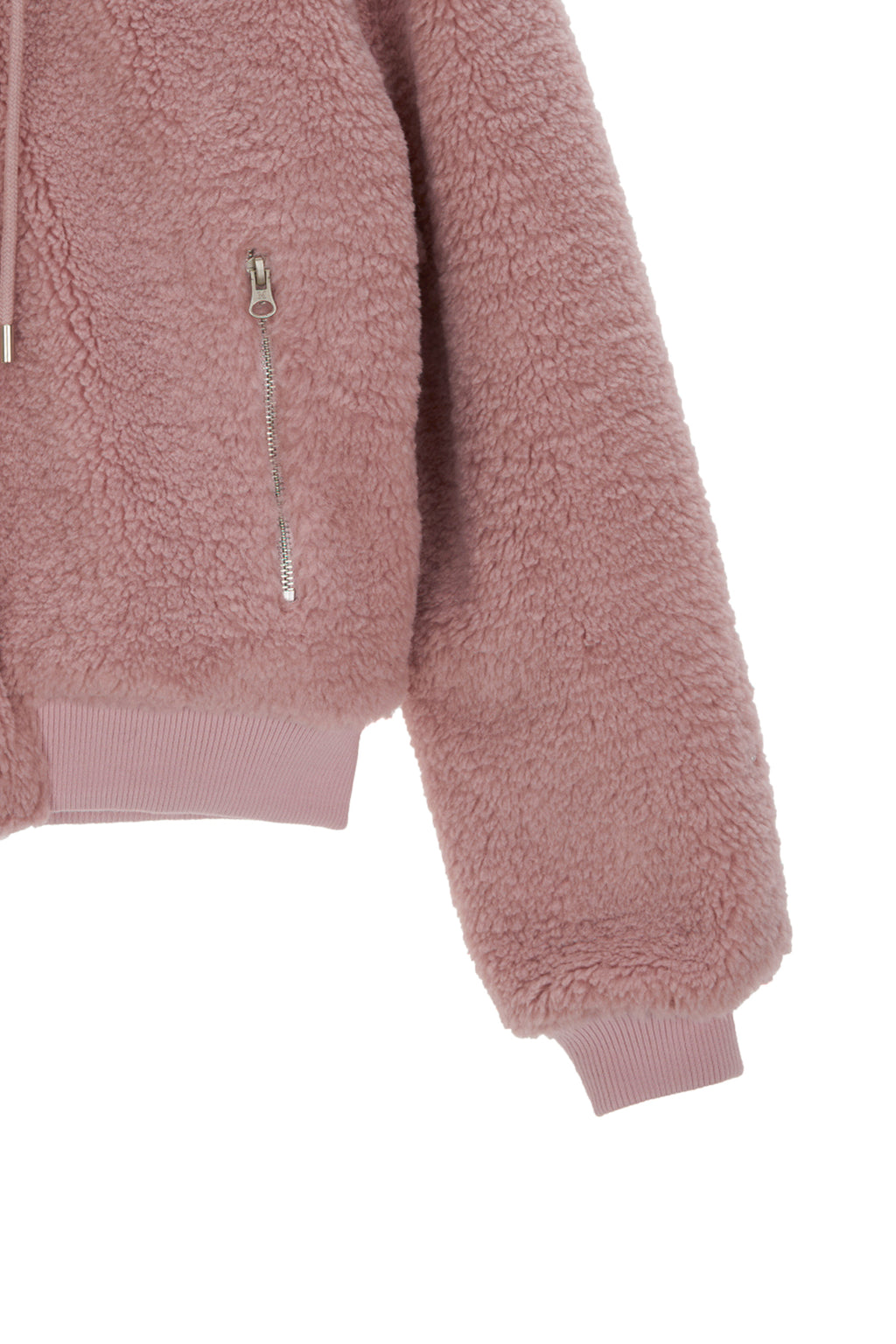 Matin Kim - Logo Point Fleece Hoody Jumper (Pink) product image 4 | TRAB K-Fashion Australia