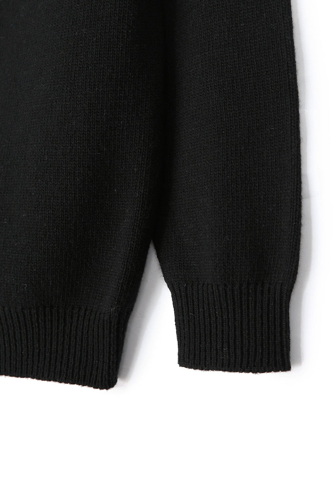 Tonywack - Polar Flash Patchwork Cardigan (Black) product image 10 | TRAB K-Fashion Australia