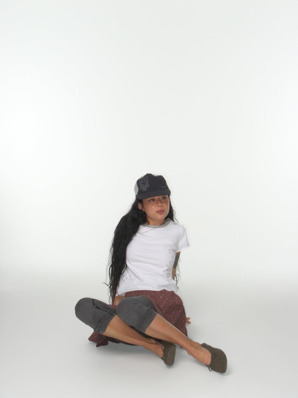 Coyseio - Stripe Rough Leggings (Dark Grey) product image 5 | TRAB K-Fashion Australia