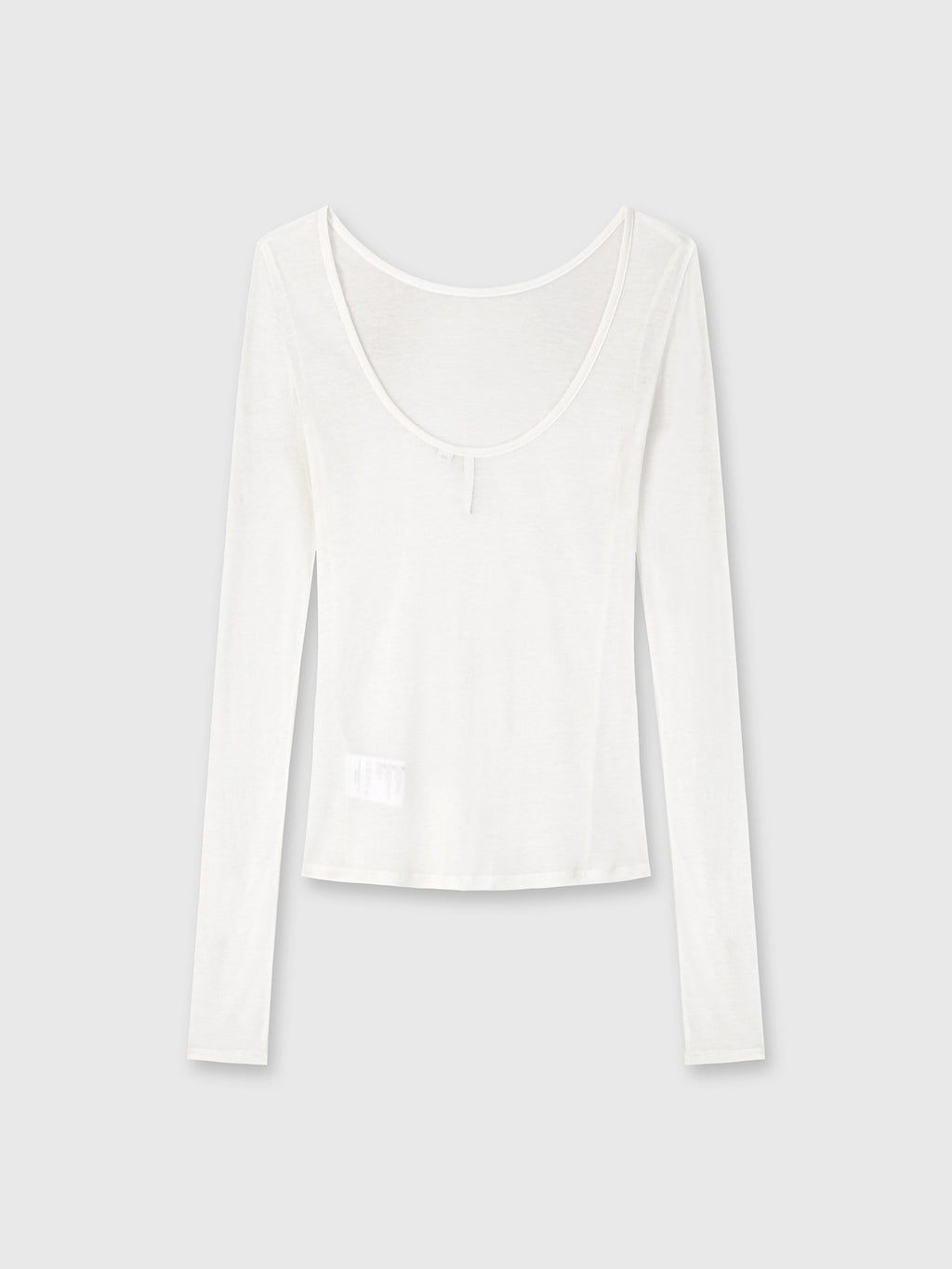 Tonywack - Low Back Long Sleeve T-Shirt (White) product image 7 | TRAB K-Fashion Australia