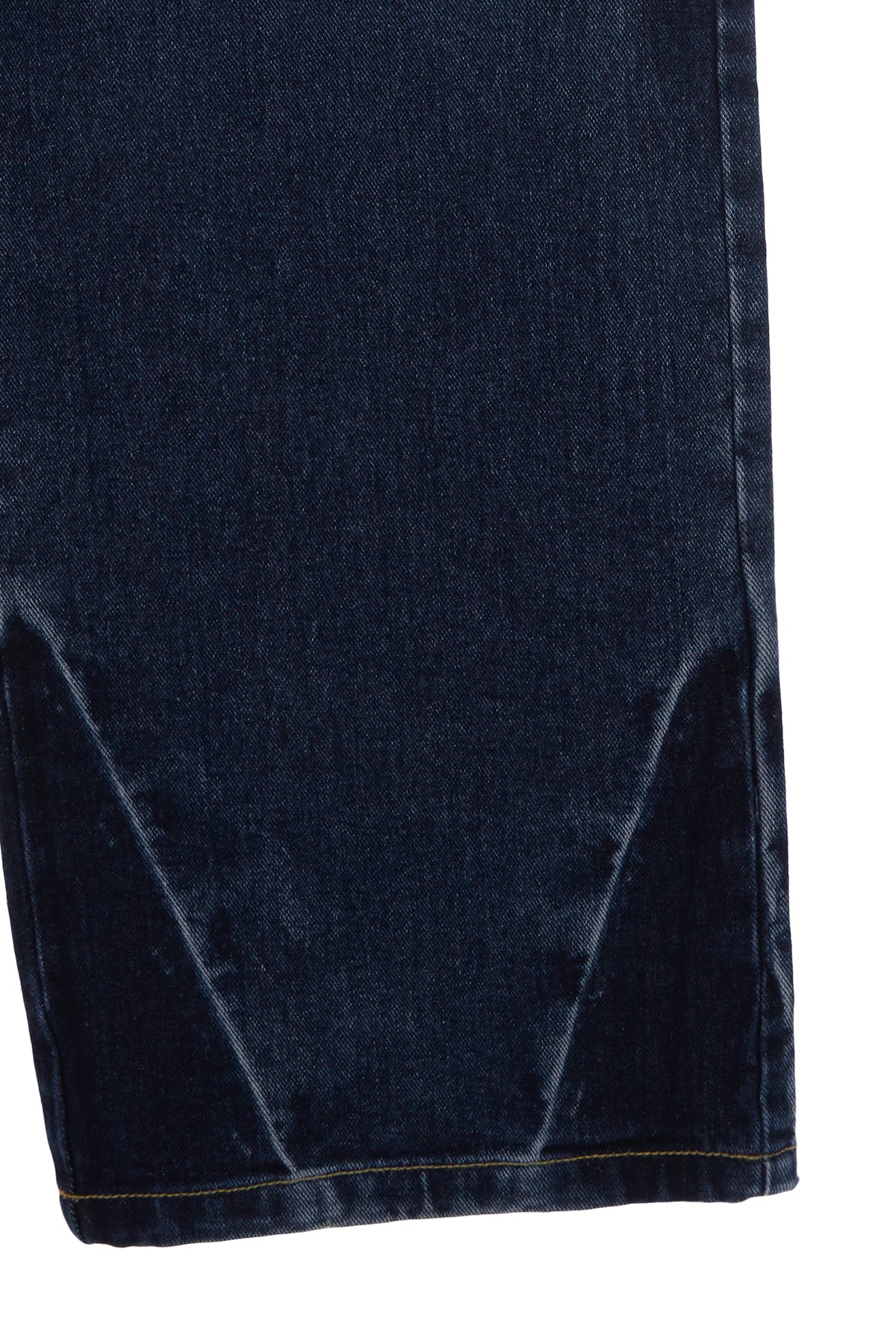 Matin Kim - Hem Washed Point Denim Pants (Navy) product image 4 | TRAB K-Fashion Australia