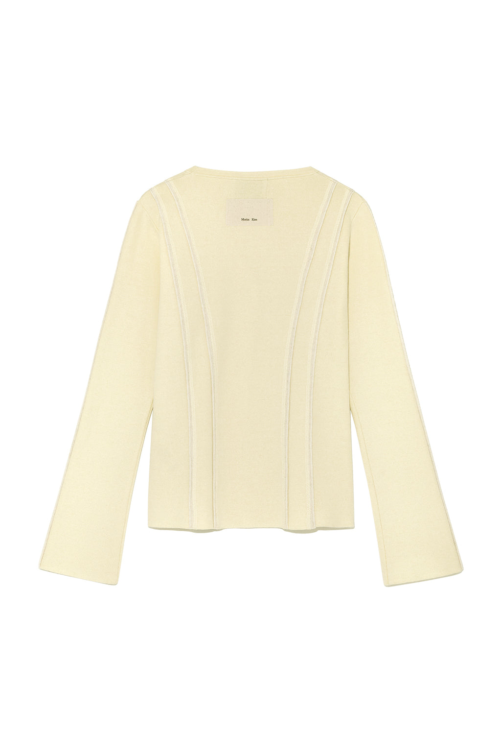 Matin Kim - Cut Line Slim Cardigan (Lime) product image 2 | TRAB K-Fashion Australia