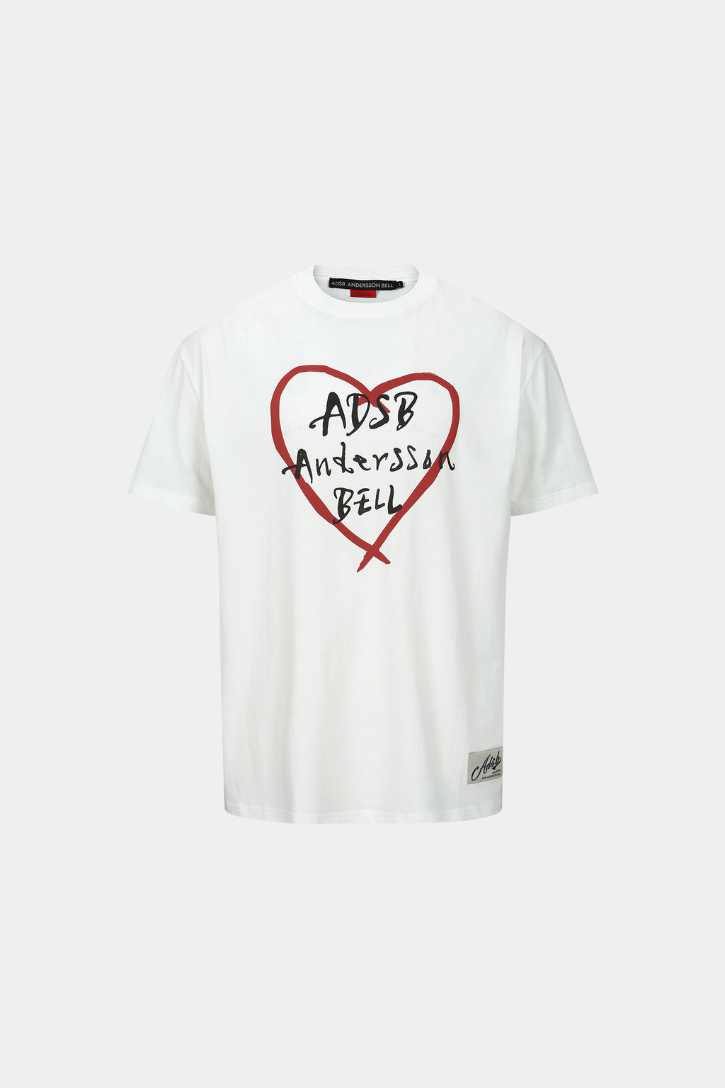Andersson Bell - Unisex Heart Kelly Logo T-Shirts (White) product image 8 | TRAB K-Fashion Australia