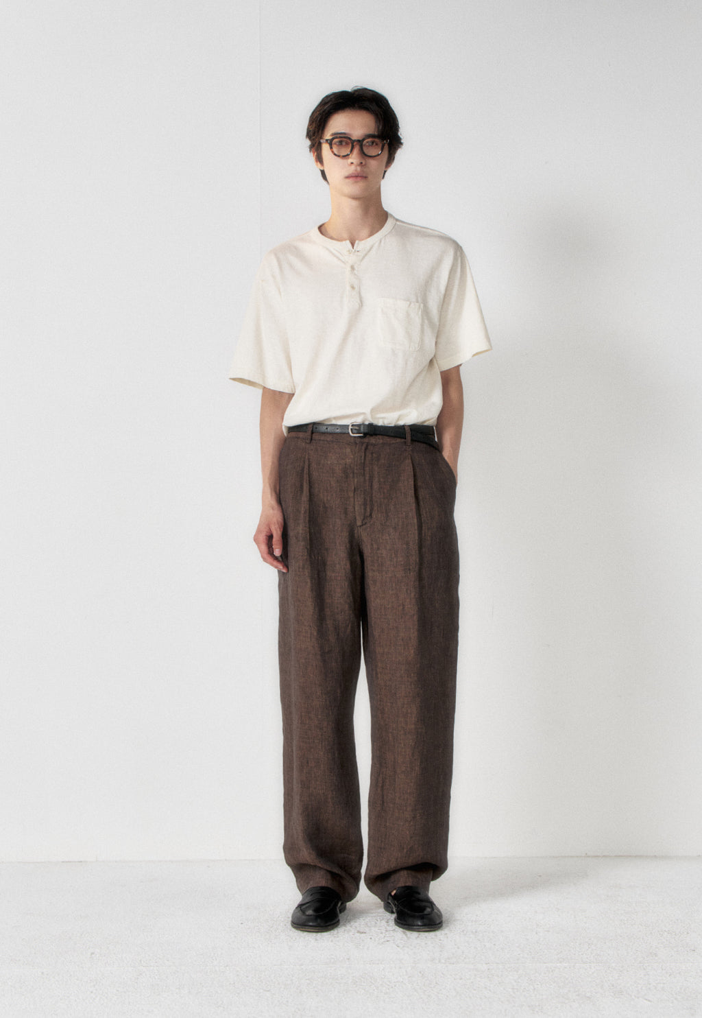 Art if acts - Henley S/S Tee (Ecru) product image 3 | TRAB K-Fashion Australia