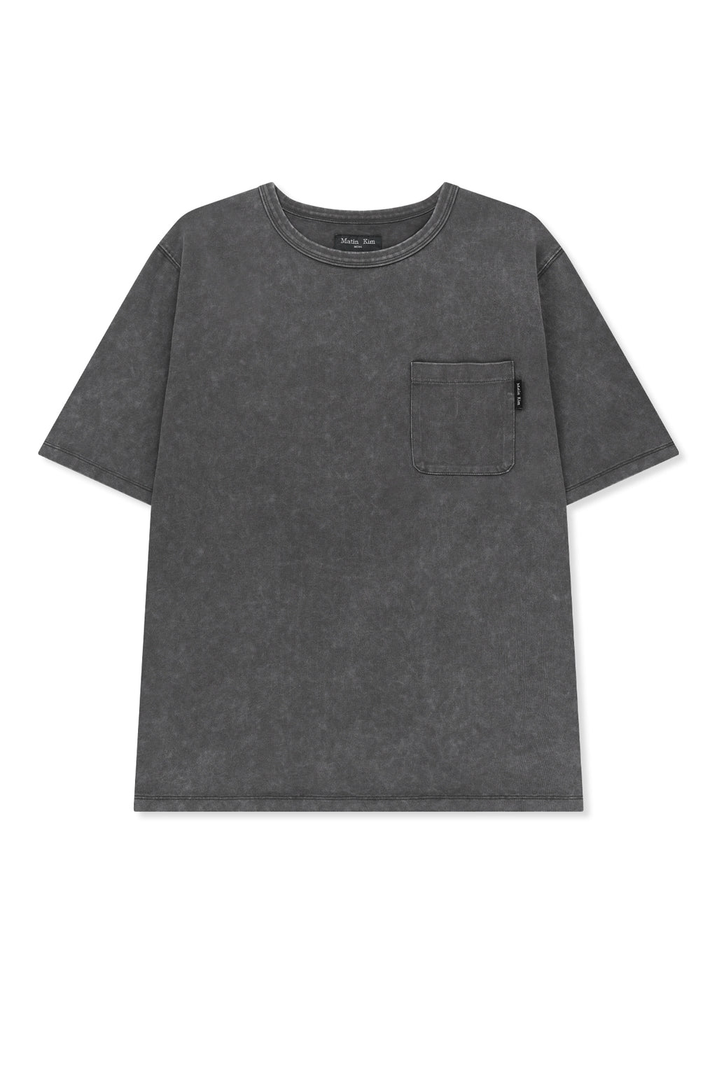 Matin Kim - Vintage Washed Pocket Top (Charcoal) product image 1 | TRAB K-Fashion Australia