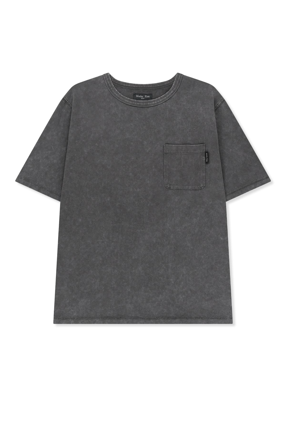 Matin Kim - Vintage Washed Pocket Top (Charcoal) product image 1 | TRAB K-Fashion Australia