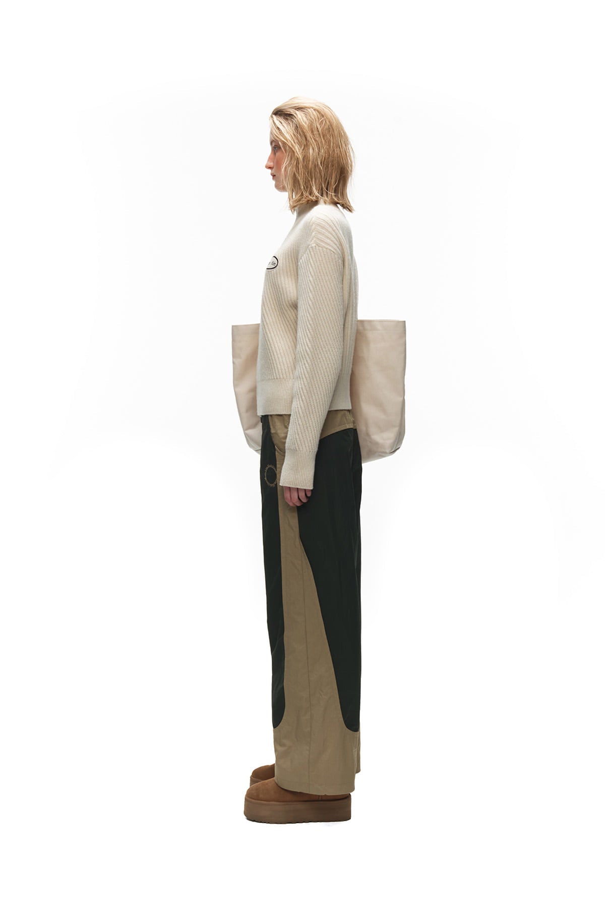 Matin Kim - Color Point String Pants (Khaki) product image 6 | TRAB K-Fashion Australia