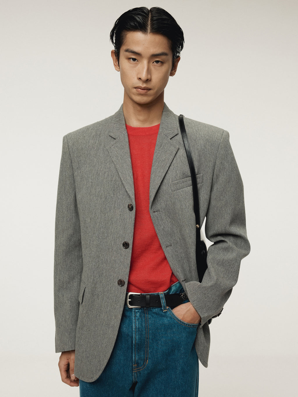 Recto - Rc Sheer Short Sleeve Knit Top (Scarlet Red) product image 4 | TRAB K-Fashion Australia