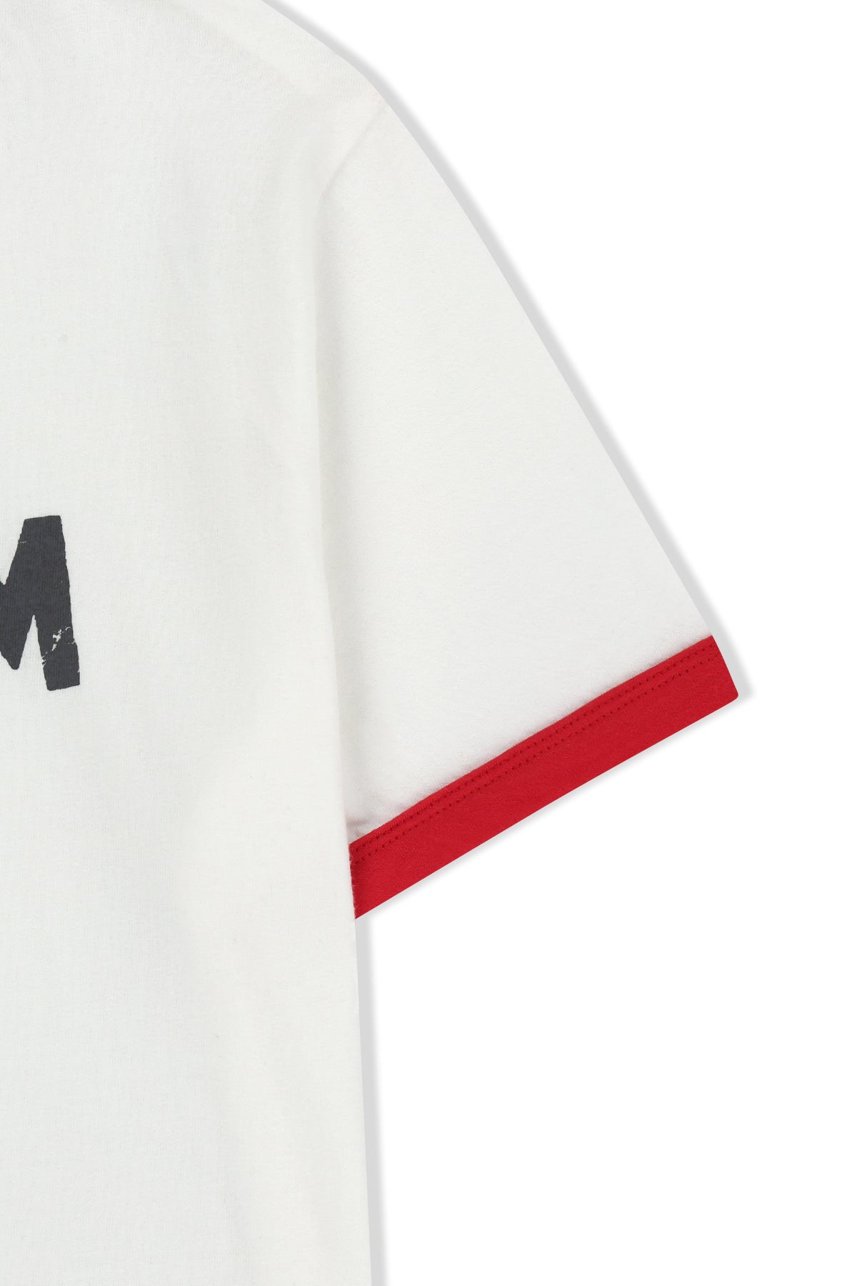 Matin Kim - Matin Logo Ringer Crop Top (White) product image 4 | TRAB K-Fashion Australia