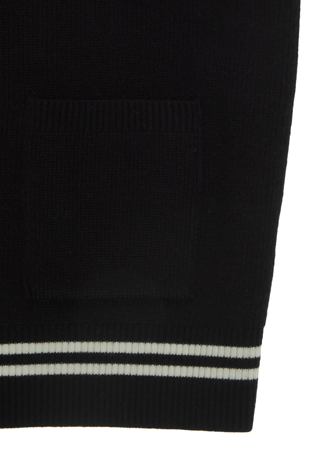 Matin Kim - Hoody Logo Knit Vest (Black) product image 4 | TRAB K-Fashion Australia