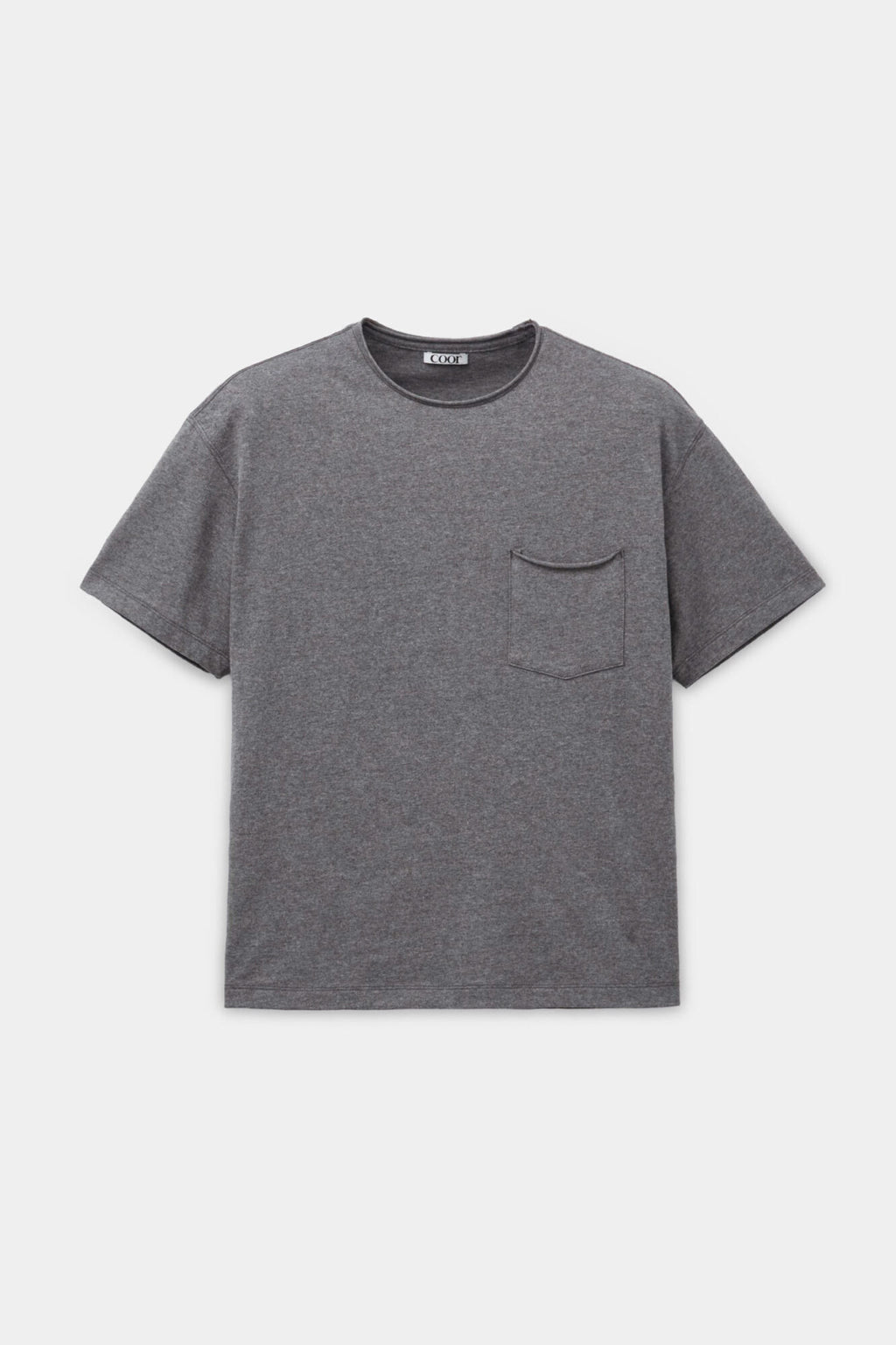Coor - Low Cut Regular Fit T-Shirt (Charcoal) product image 1 | TRAB K-Fashion Australia
