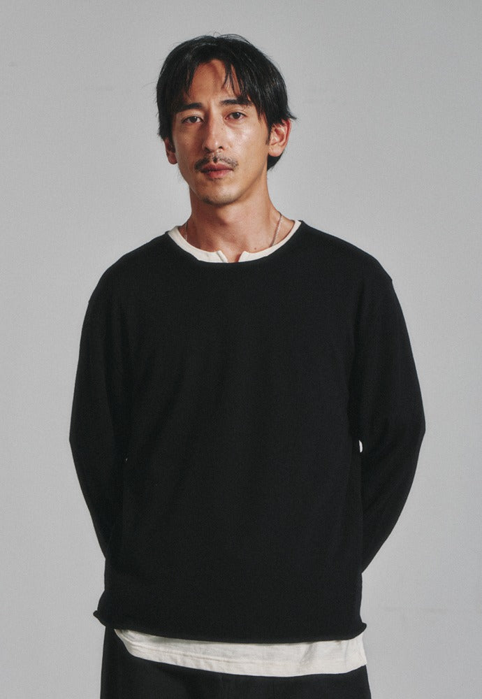 Art if acts - Cut Off Knit (Black) product image 1 | TRAB K-Fashion Australia