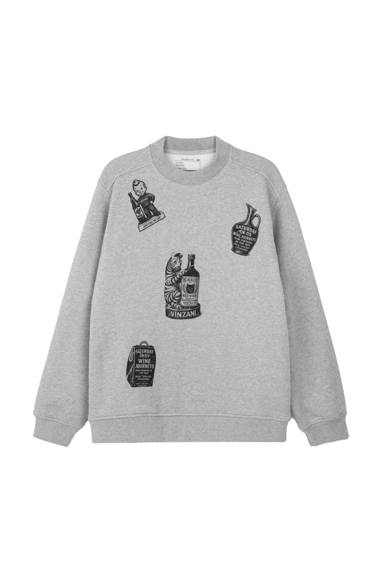 Stu - Printing Sweatshirt Melange (Grey) product image 17 | TRAB K-Fashion Australia