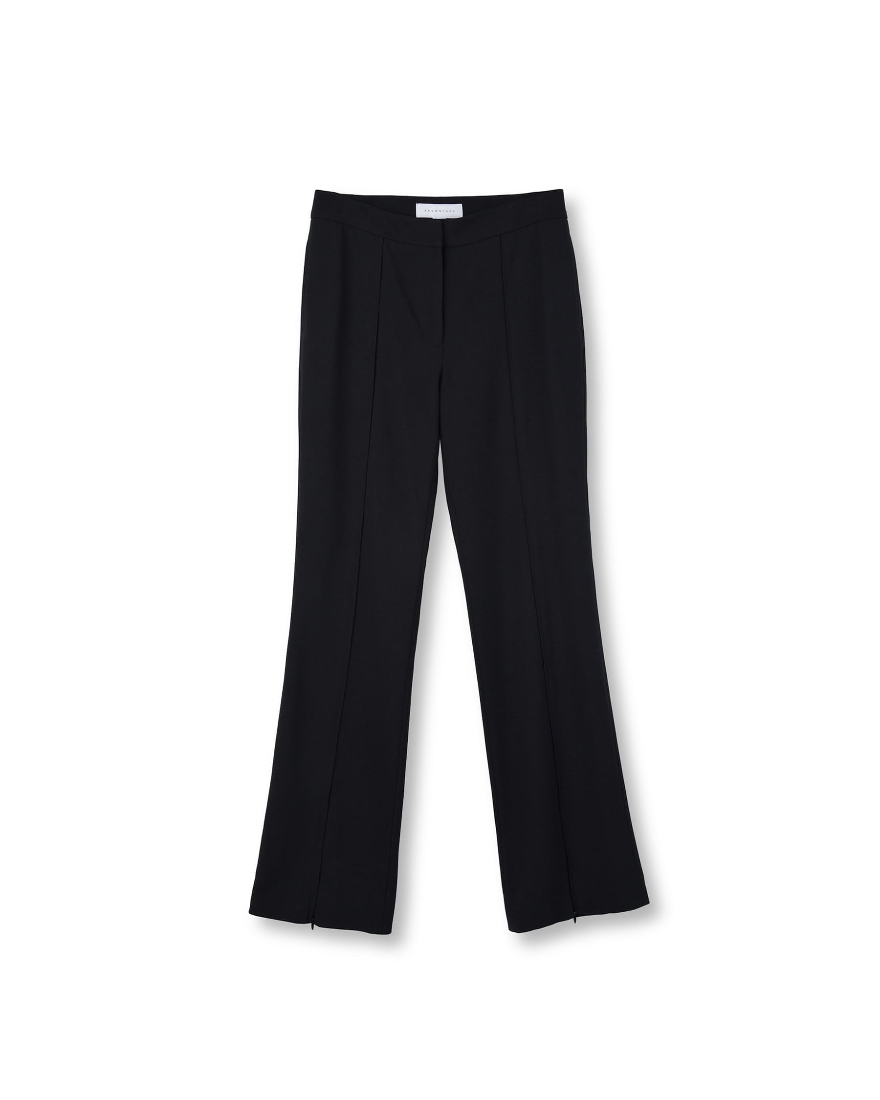 Brownyard - Lowrise Slit Pants (Black) product image 5 | TRAB K-Fashion Australia