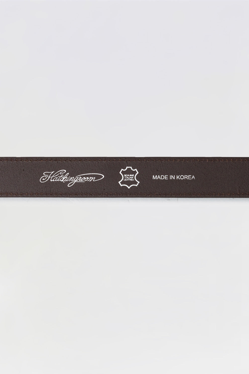 Hatchingroom - Fluid Leather Belt (Dark Brown) product image 4 | TRAB K-Fashion Australia