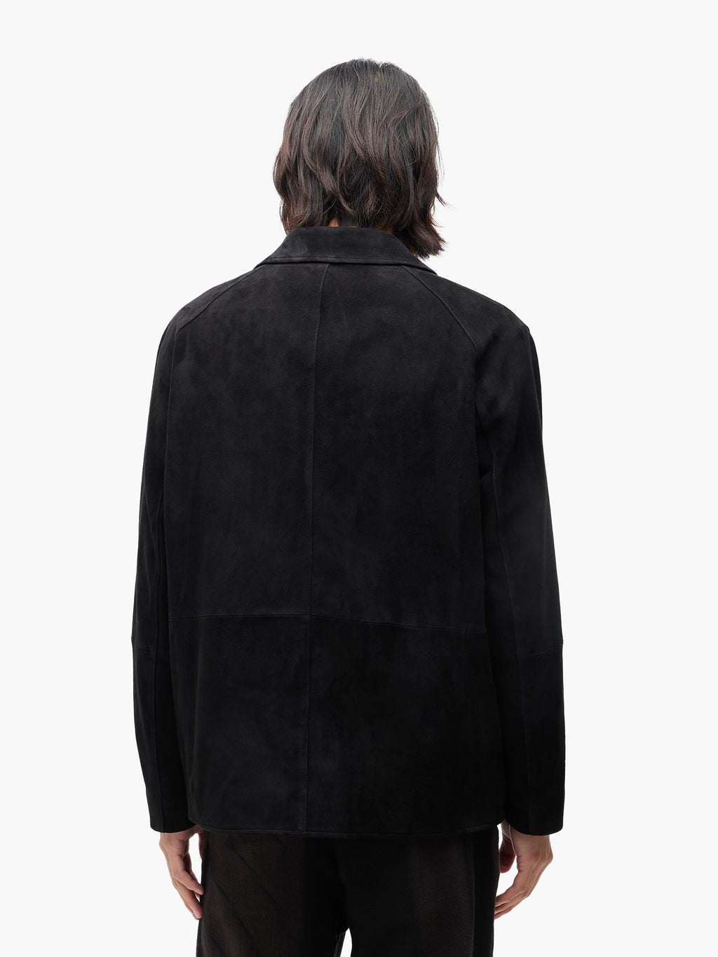 Jiyong Kim - Goat Suede Work Jacket (Black) product image 5 | TRAB K-Fashion Australia