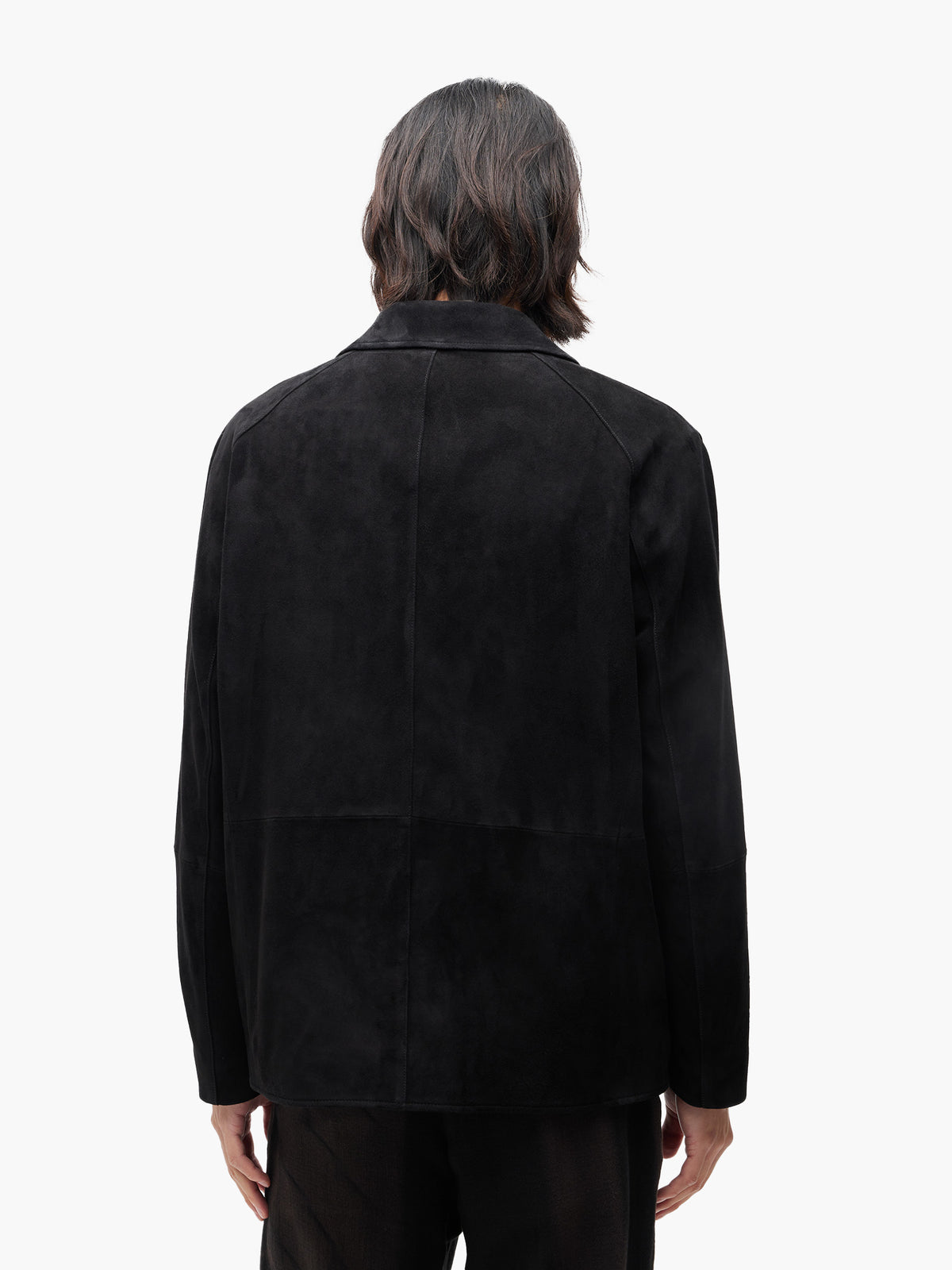 Jiyong Kim - Goat Suede Work Jacket (Black) product image 5 | TRAB K-Fashion Australia