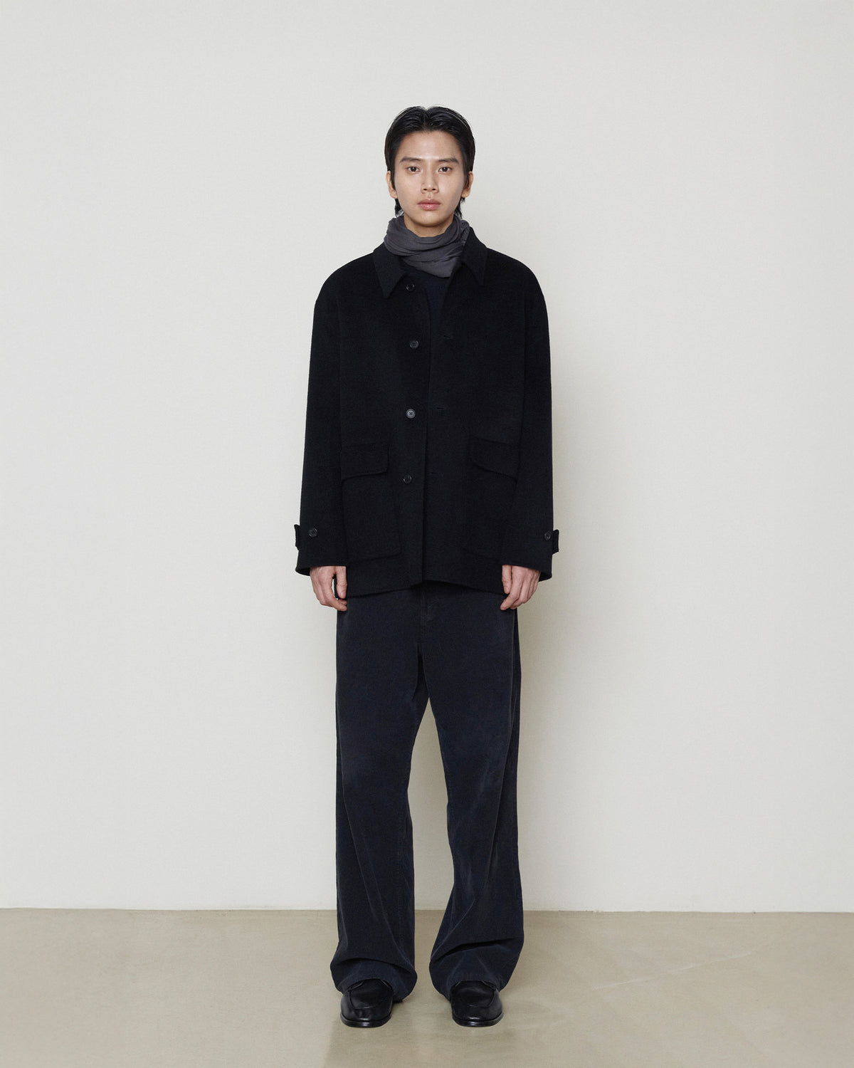 Brownyard - Handmade Half Coat (Black) product image 1 | TRAB K-Fashion Australia