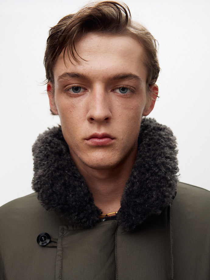 Tonywack - Shearling Collar Puffer Blouson (Olive) product image 12 | TRAB K-Fashion Australia