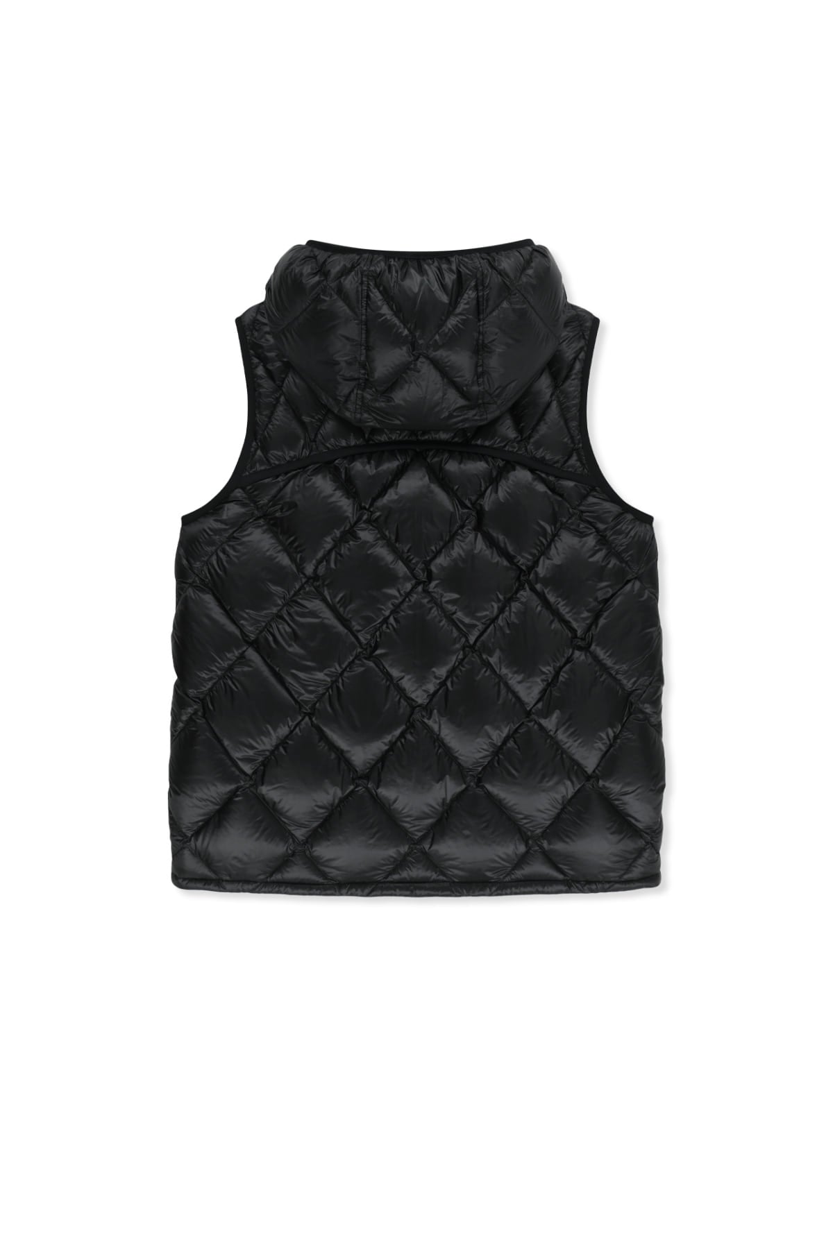 Matin Kim - Mix Quilted Light Down Vest (Black) product image 3 | TRAB K-Fashion Australia