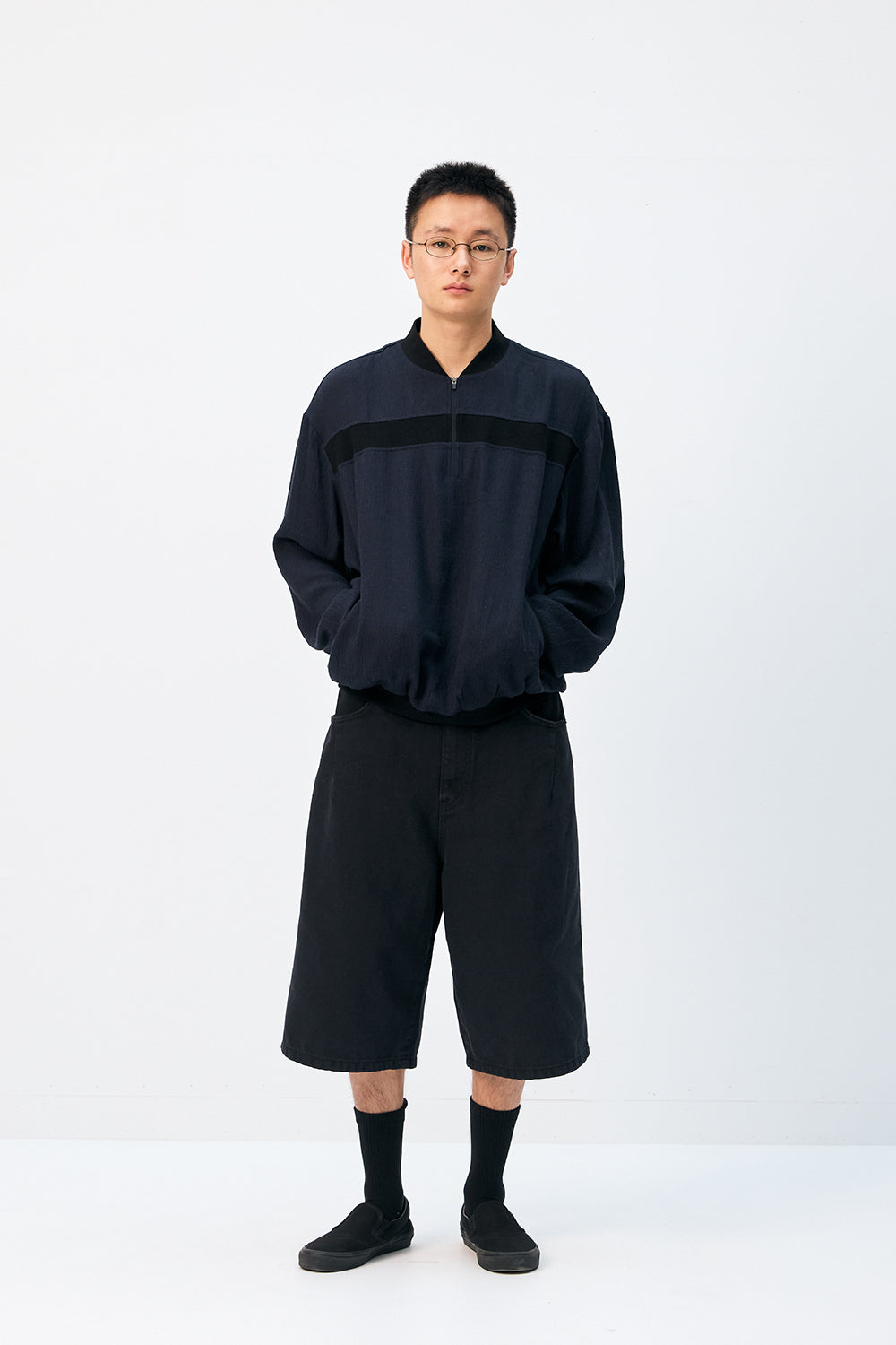 Hatchingroom - Archive Pullover Shirt Dark (Navy) product image 7 | TRAB K-Fashion Australia