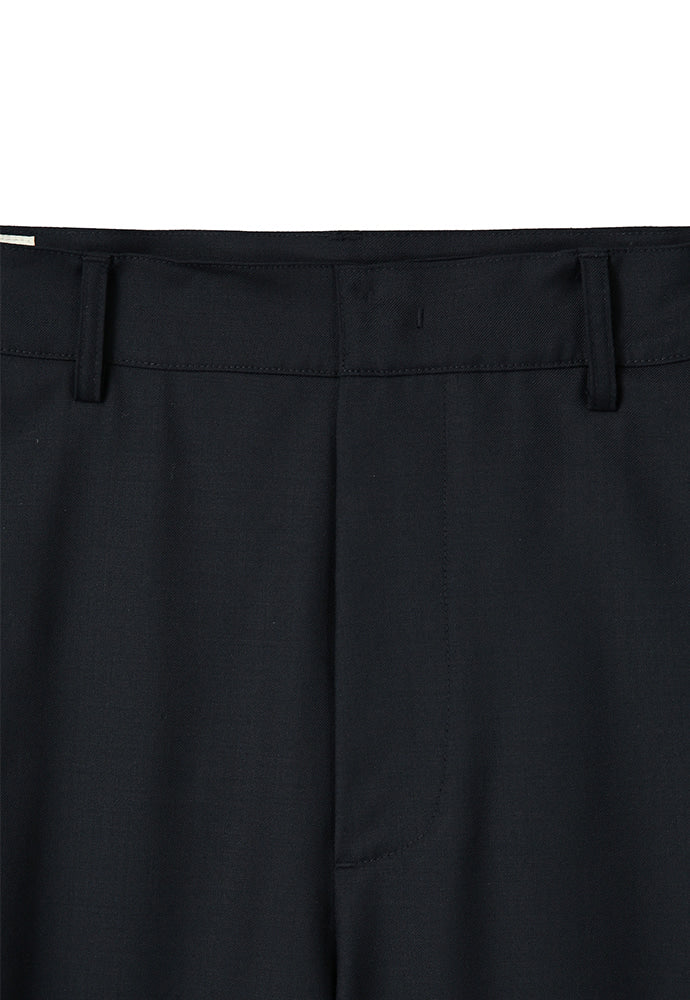 Art if acts - Belted Wool Side Two Tuck Pants (Navy) product image 8 | TRAB K-Fashion Australia