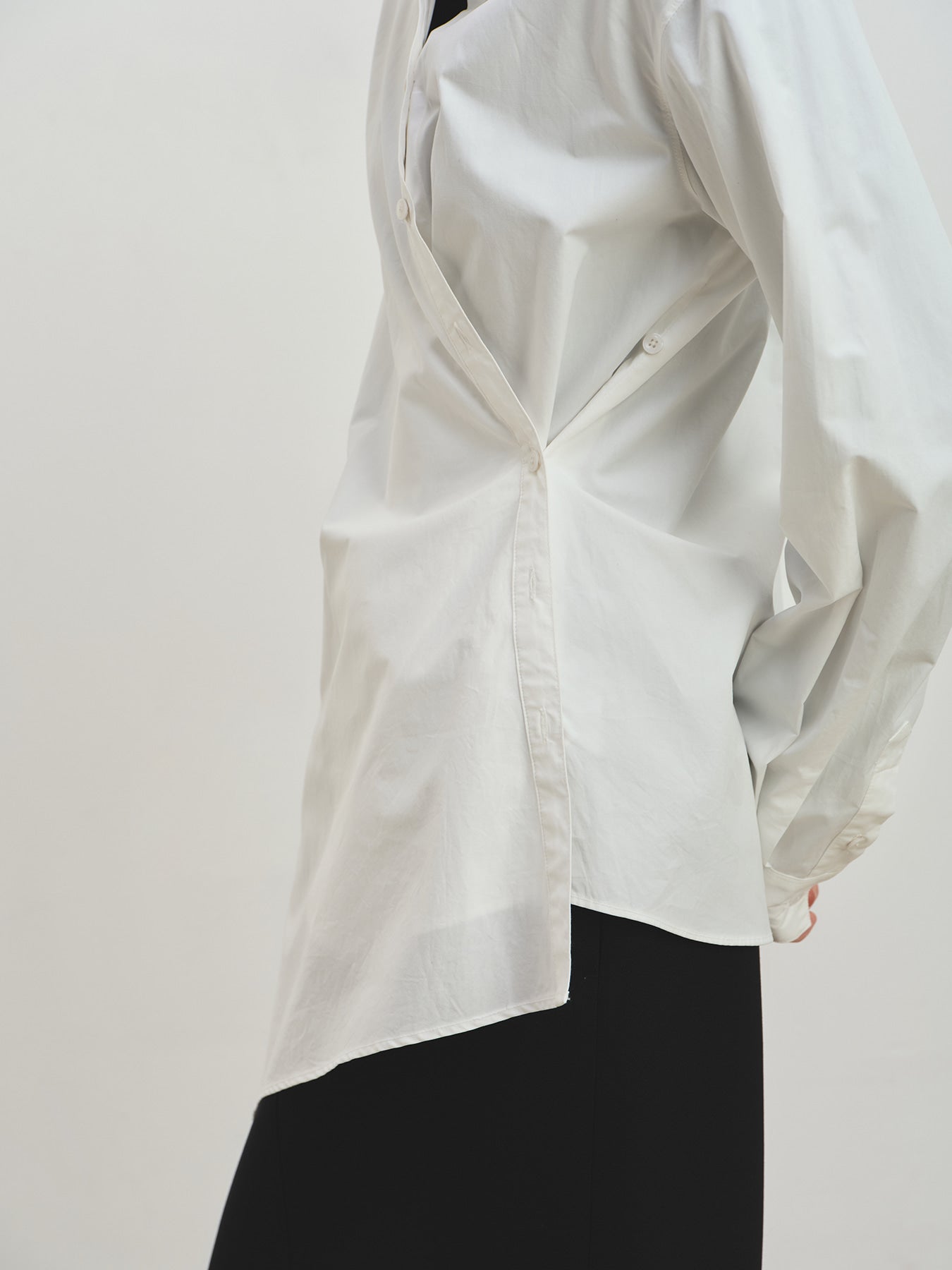 Tonywack - Cotton Twisted Shirt (Ecru) product image 8 | TRAB K-Fashion Australia