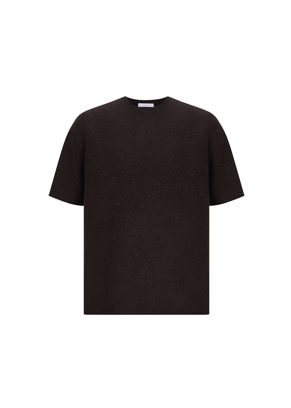 Amomento - Cashmere Easy Half Sleeve Knit (Brown) product image 10 | TRAB K-Fashion Australia