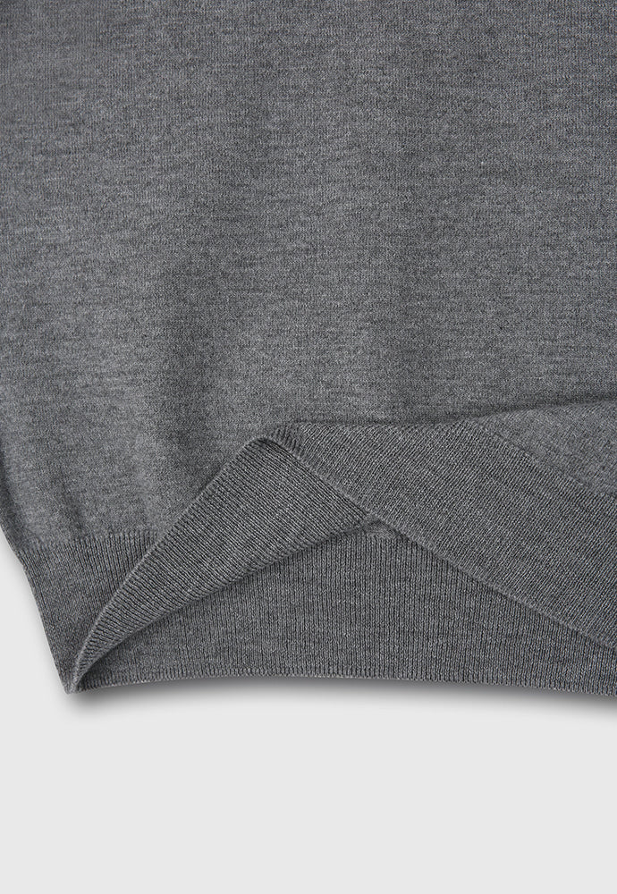Tonywack - Super Fine Wool Cuffs Button Knit (Grey) product image 12 | TRAB K-Fashion Australia