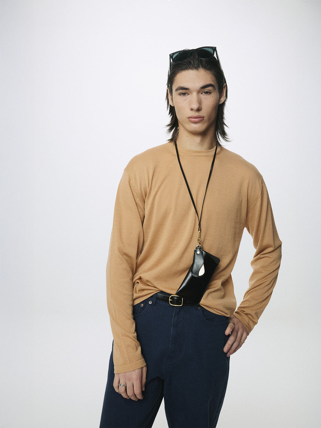 Tonywack - Feather-Weight Wool Longsleeve Knit (Custard Beige) product image 1 | TRAB K-Fashion Australia