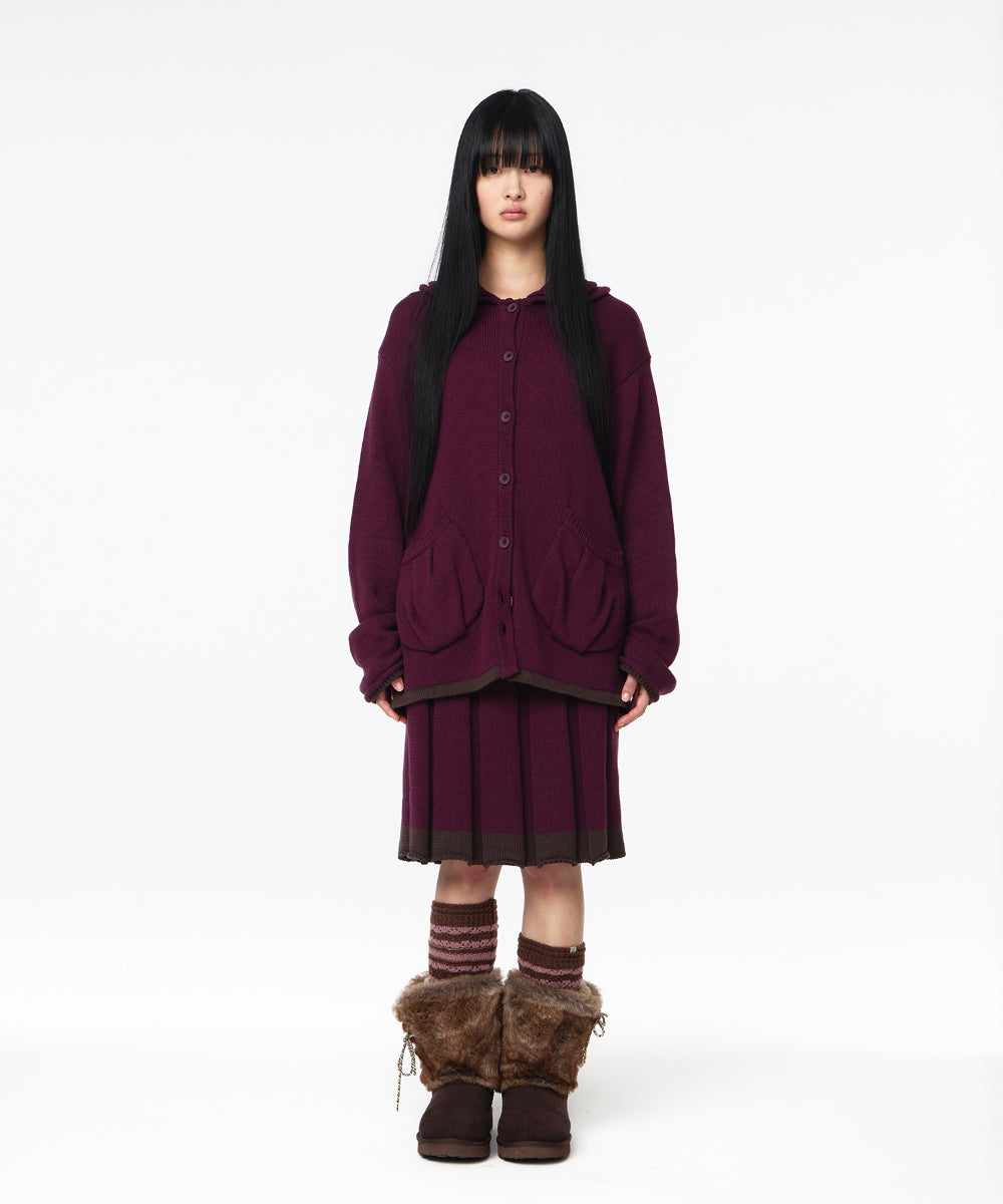 Coyseio - Striped Mori Knee Socks (Brown) product image 7 | TRAB K-Fashion Australia