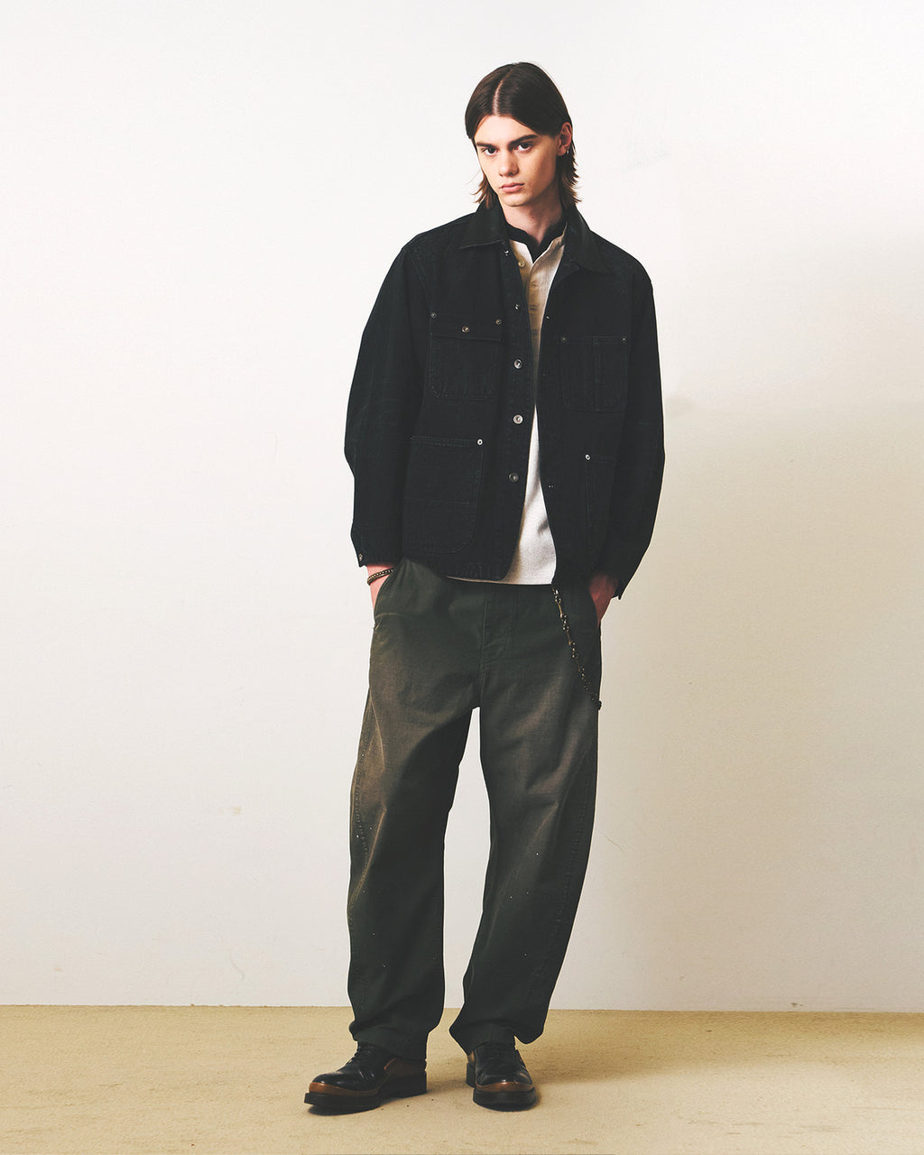 Eastlogue - Workaday Coverall Jacket (Black) product image 1 | TRAB K-Fashion Australia