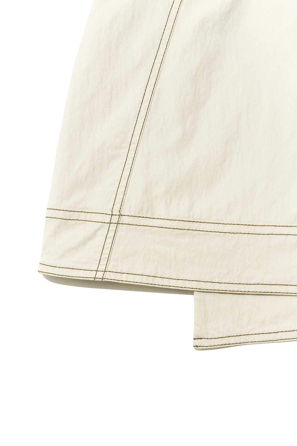 Matin Kim - Stitch Point Belted Wrap Skirt (Light Beige) product image 5 | TRAB K-Fashion Australia