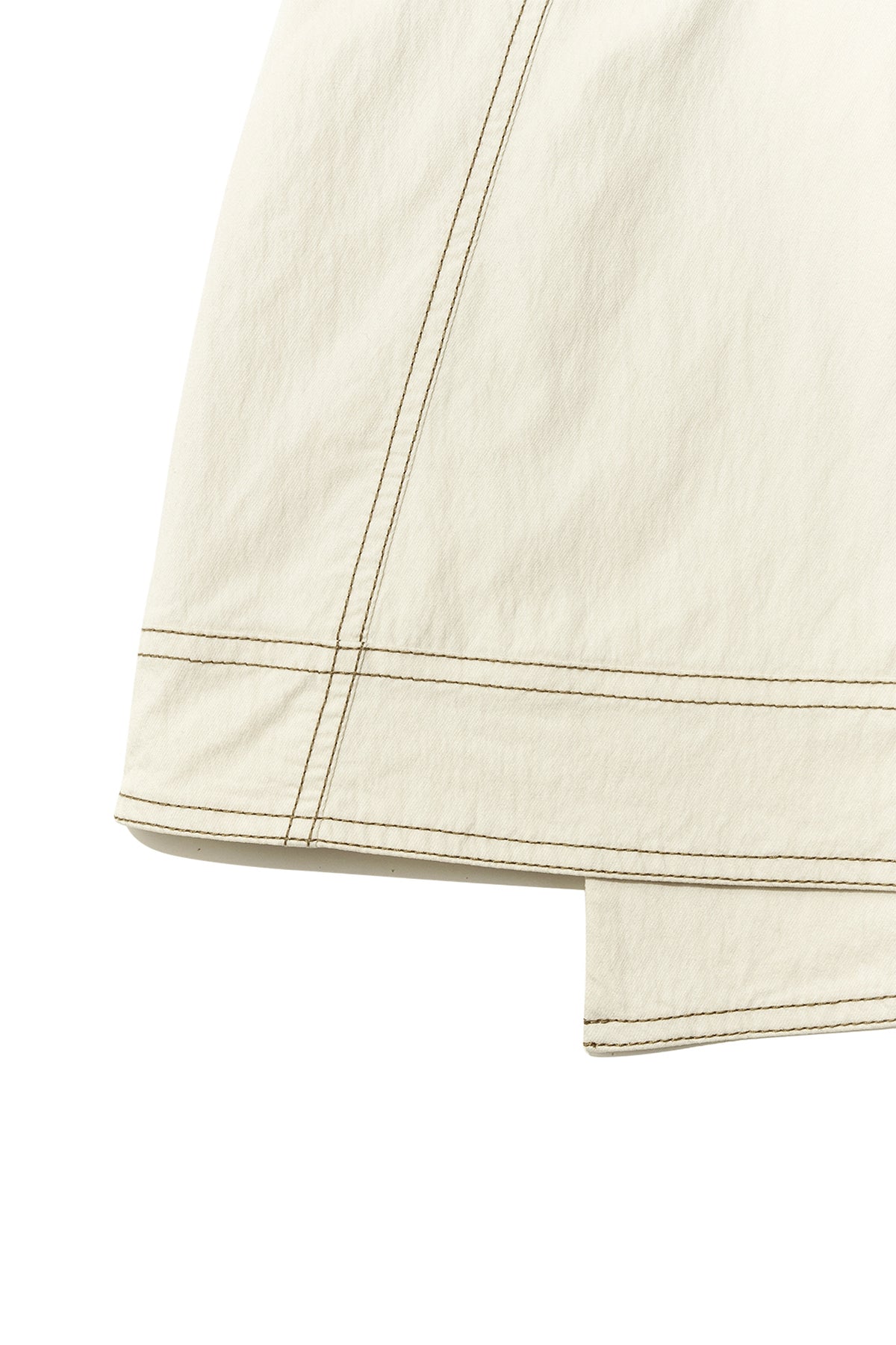 Matin Kim - Stitch Point Belted Wrap Skirt (Light Beige) product image 5 | TRAB K-Fashion Australia