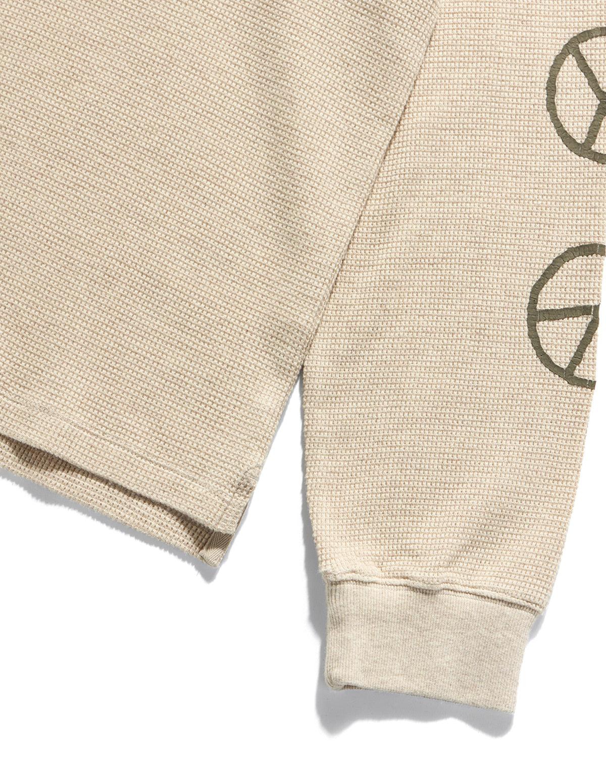 Eastlogue - Peace Symbol L.s T-shirts (Oatmeal) product image 8 | TRAB K-Fashion Australia