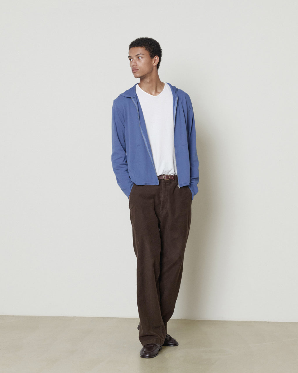 Brownyard - Moleskin French Work Pants (Dark Brown) product image 2 | TRAB K-Fashion Australia