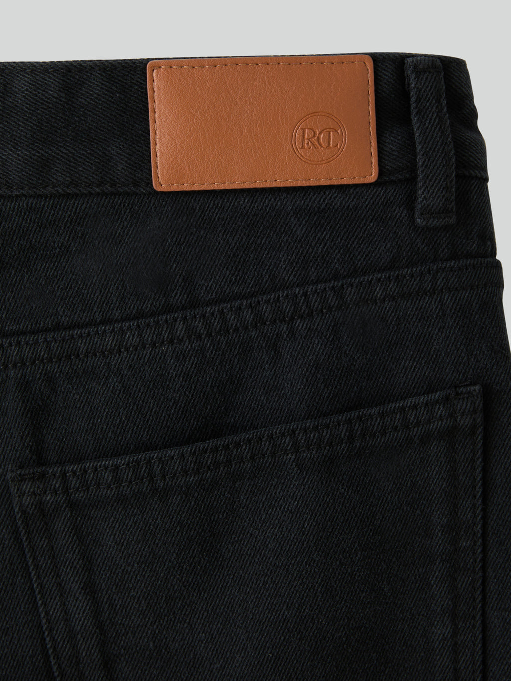 Recto - 90S High-Rise Curved Leg Jeans (Black) product image 12 | TRAB K-Fashion Australia