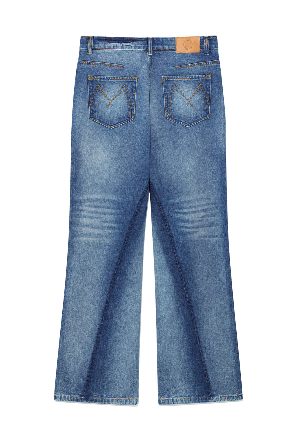 Matin Kim - Gradation Washed Denim Pants (Blue) product image 2 | TRAB K-Fashion Australia