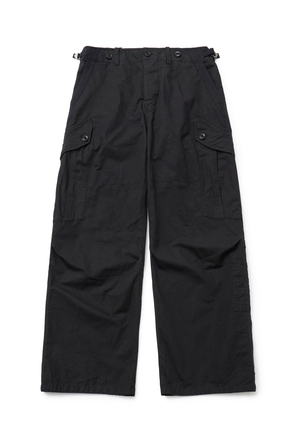 Hatchingroom - Curved Cargo Pants (Black) product image 2 | TRAB K-Fashion Australia