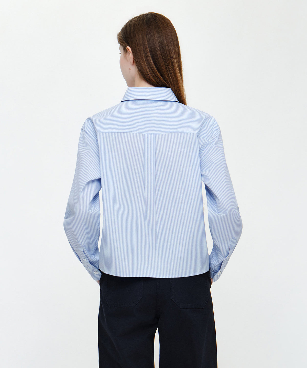 Marithe & Francois Girbaud - Micro Classic Logo Cotton Shirt (Stripe) product image 3 | TRAB K-Fashion Australia
