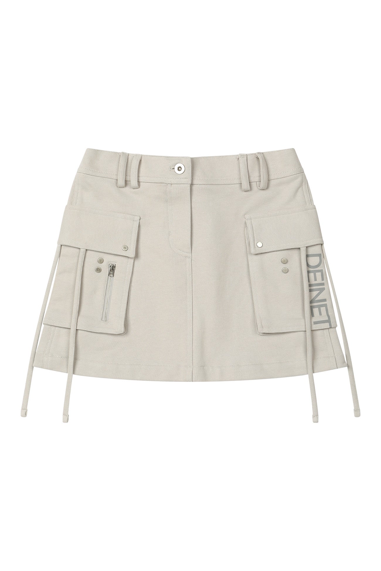 Deinet - Jersey Mini Skirt (Beige) product image 1 | TRAB K-Fashion Australia