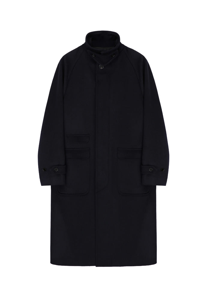 Art if acts - Balmacaan Coat (Navy) product image 7 | TRAB K-Fashion Australia