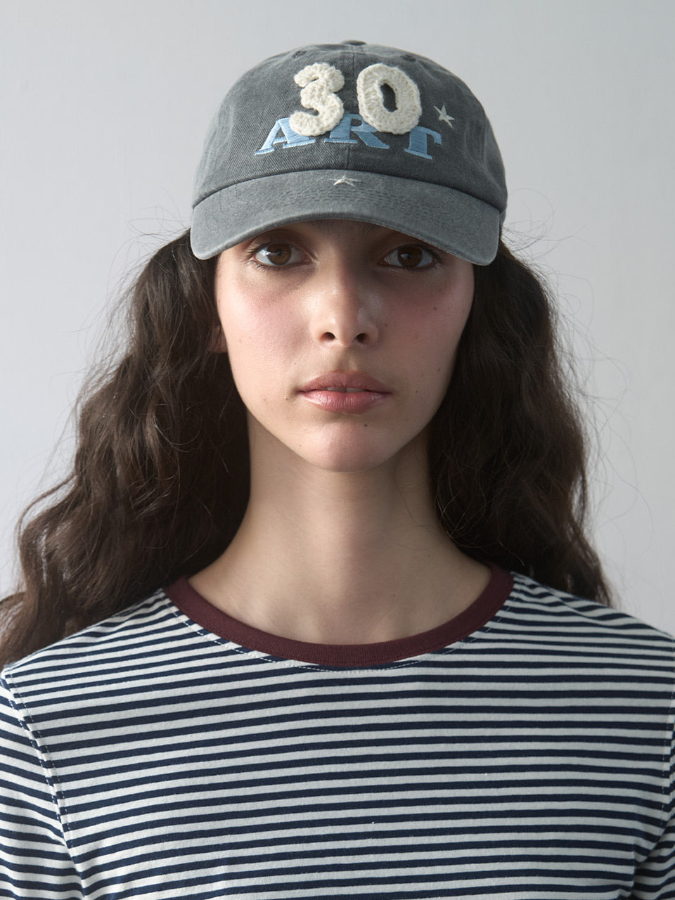 Kijun - Art 30 Cap (Charcoal) product image 1 | TRAB K-Fashion Australia