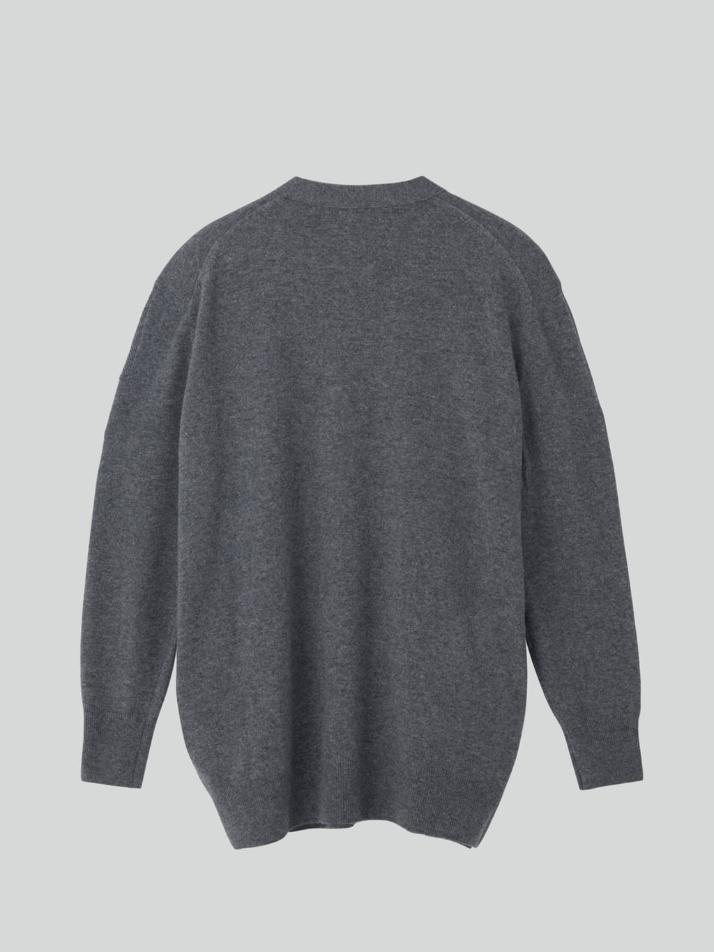 Recto - Layered Cardigan Knit Top (Melange Grey) product image 11 | TRAB K-Fashion Australia